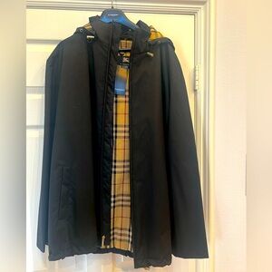 Men’s Burberry Jacket with detachable hood. Brand new with tags